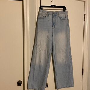 BDG High and Wide Light Wash Soft Denim Size 29